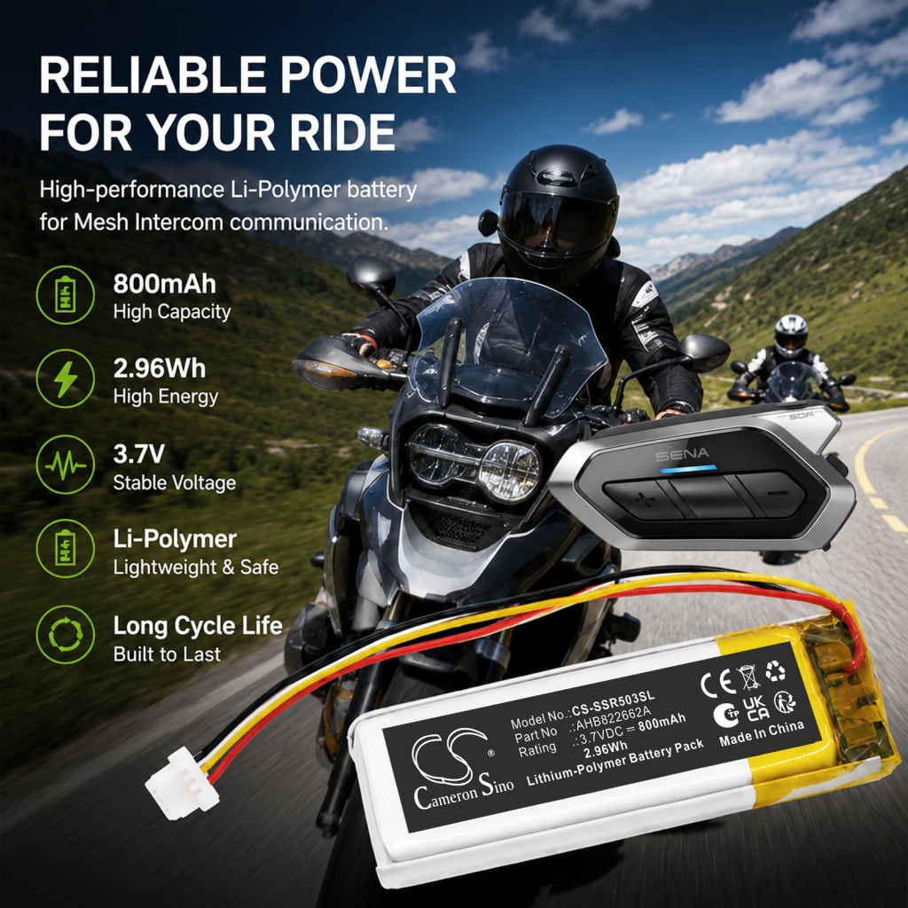 Batteria compatibile con Sena CS-SSR503SL