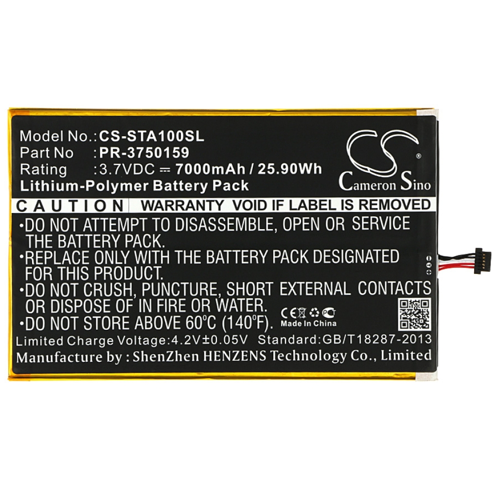 Sostituzione della batteria compatibile per INSIGNIA PR-3750159