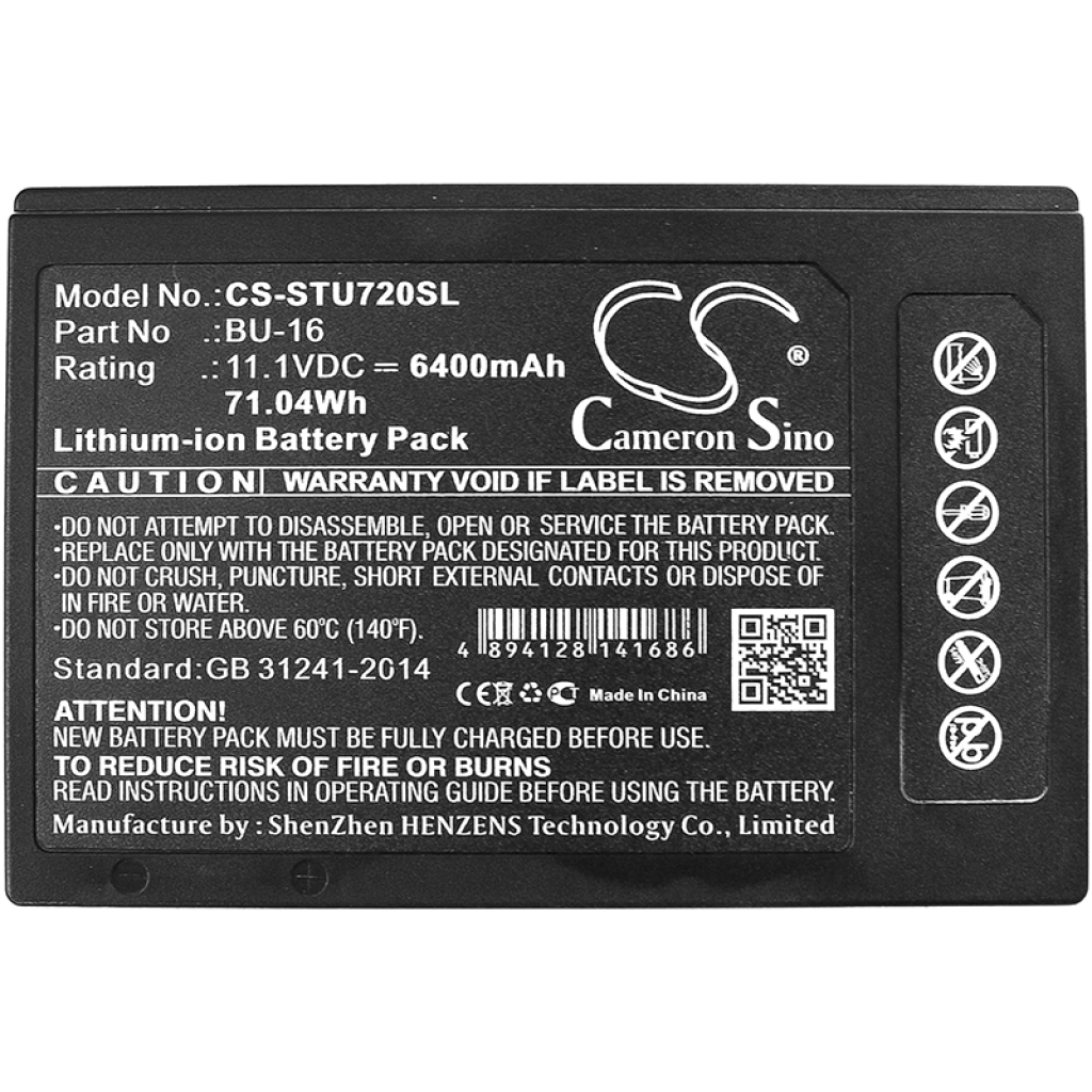 Sostituzione della batteria compatibile per Sumitomo BU-16