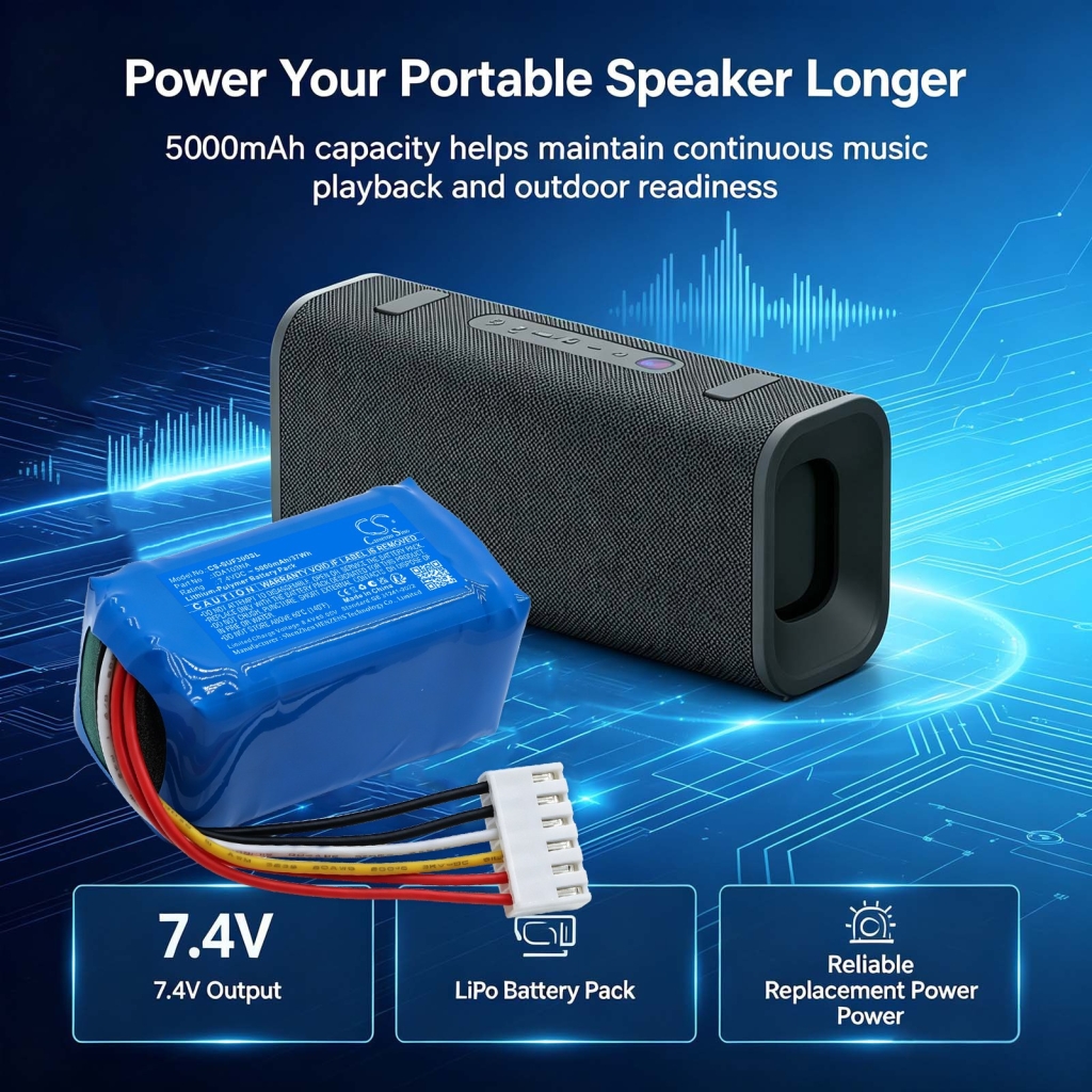 Batterie compatibile con Sony ULT Field 3 Field 3 Wireless Speaker Bluetooth Field 5 CS-SUF300SL