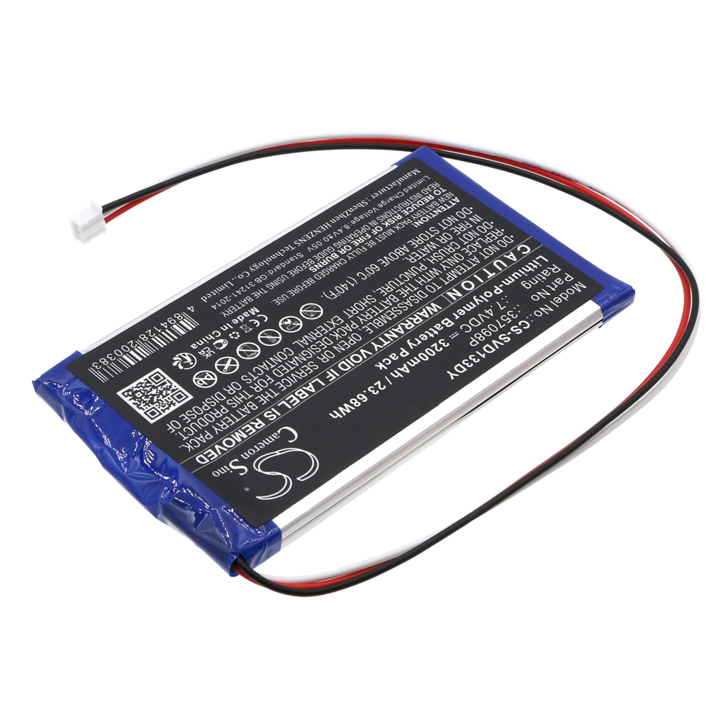 Batteria del lettore DVD Sylvania CS-SVD133DY