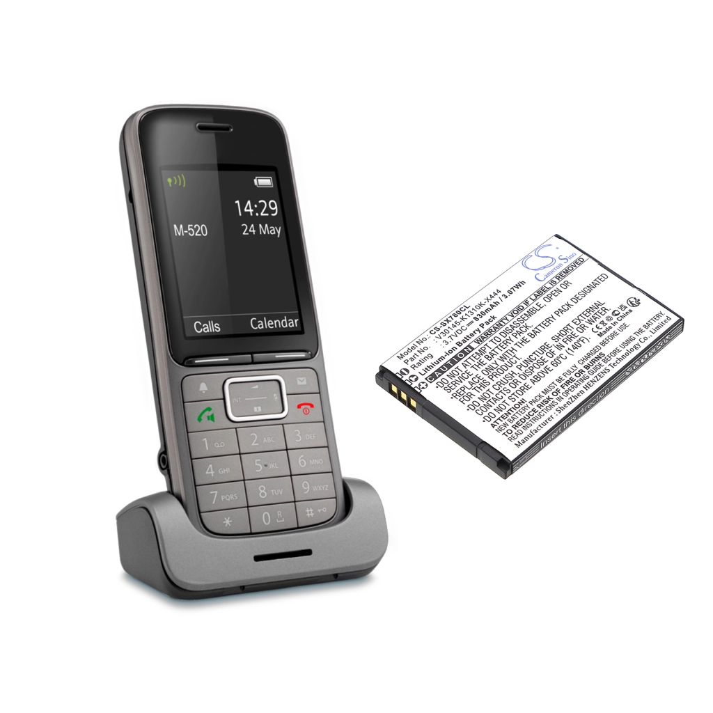 Cordless Phone Battery Openstage Unify Comfortel Gigaset CS-SX780CL