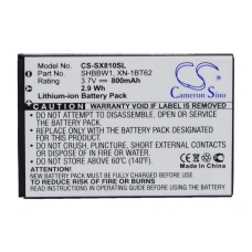 Compatible battery replacement for Sharp SHBBW1,XN-1BT62,XN-1BT82