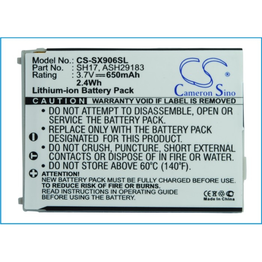 Batteria del telefono cellulare Sharp CS-SX906SL