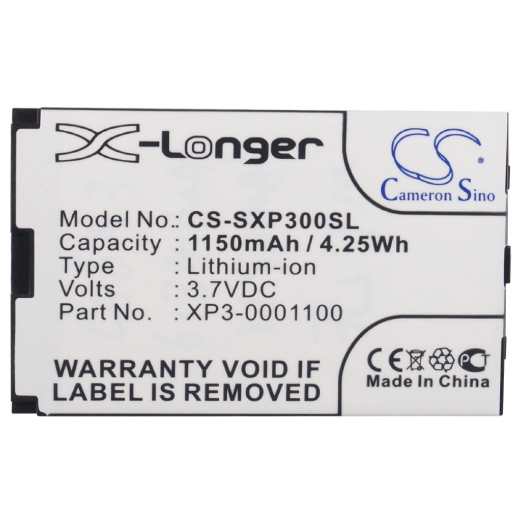 Sostituzione della batteria compatibile per Socketmobile XP3-0001100