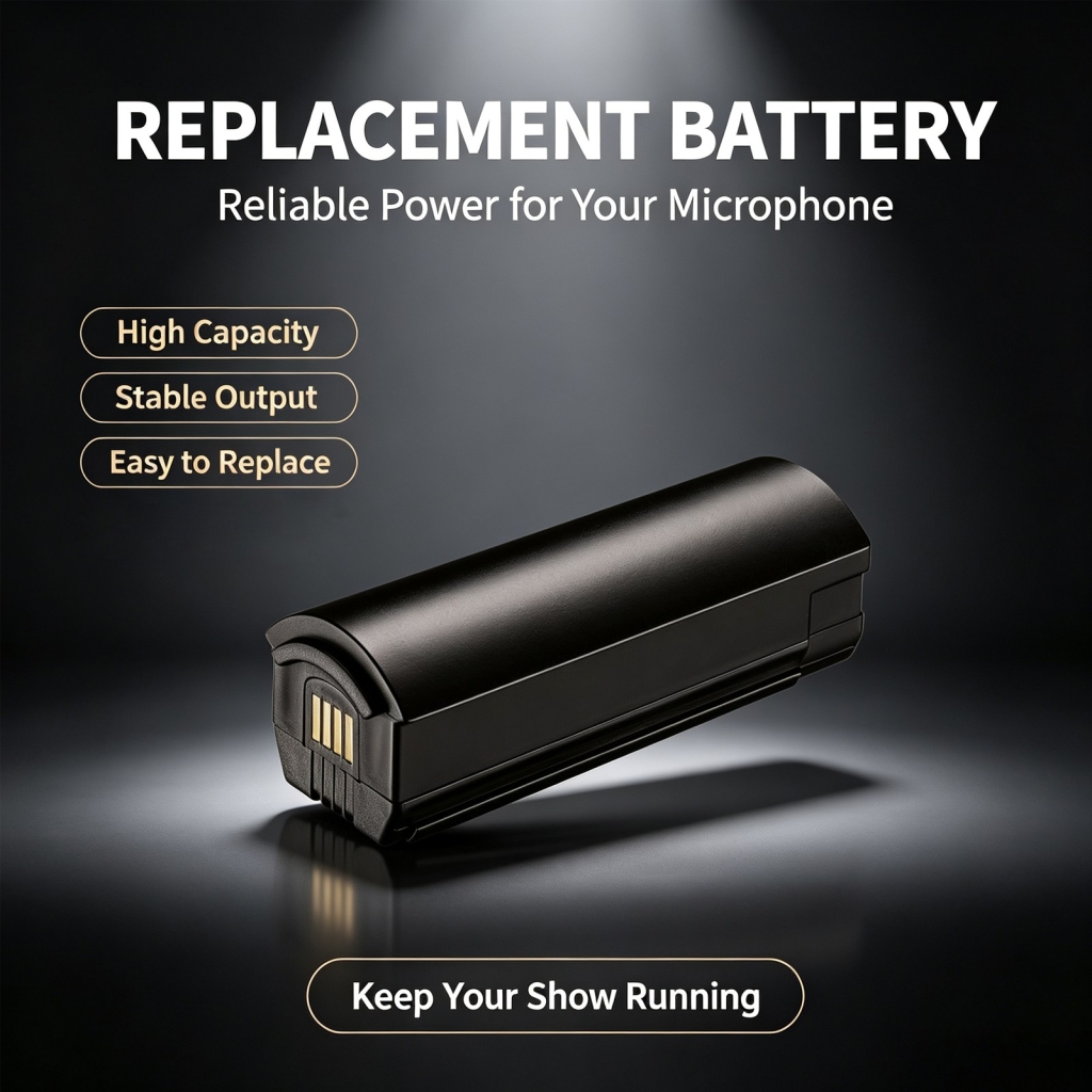 Battery Replaces Shure AXT920SL