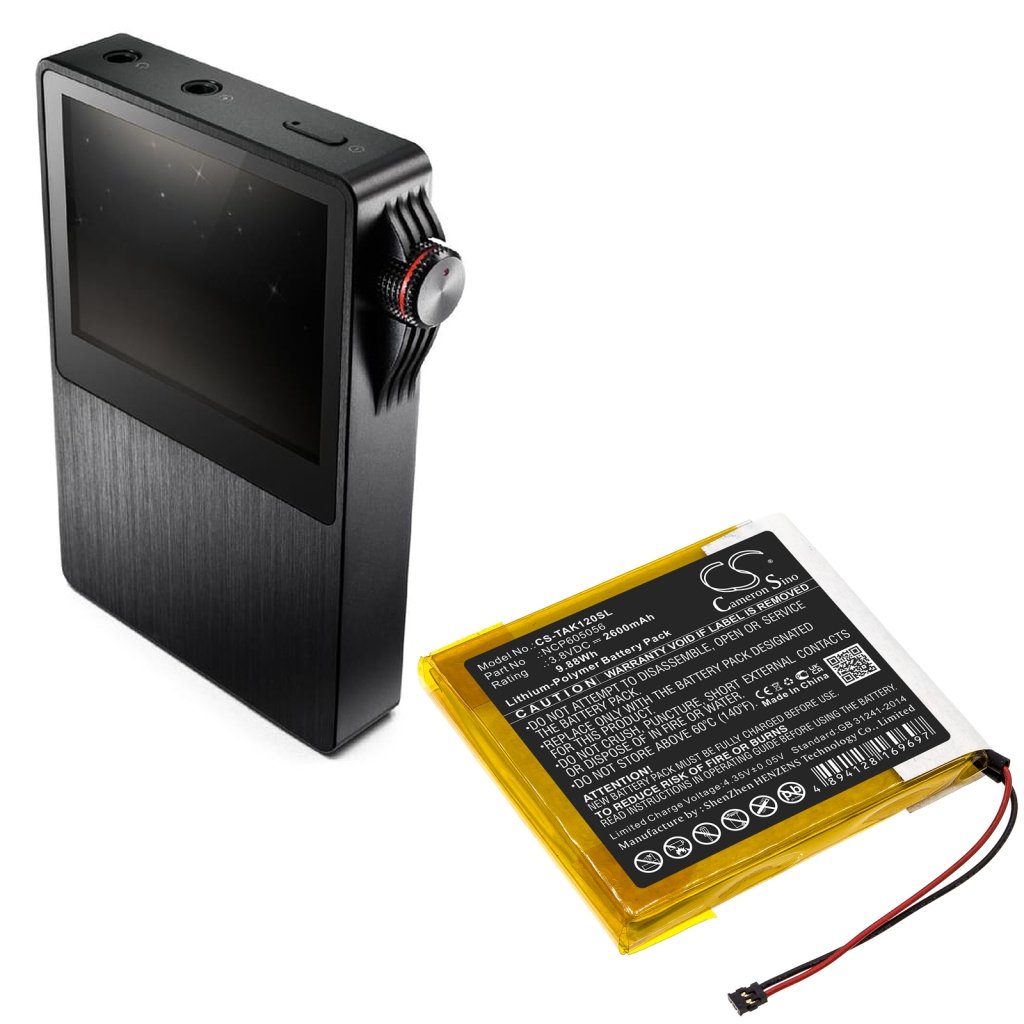 Batterie Batteria MP3, MP4, PMP CS-TAK120SL