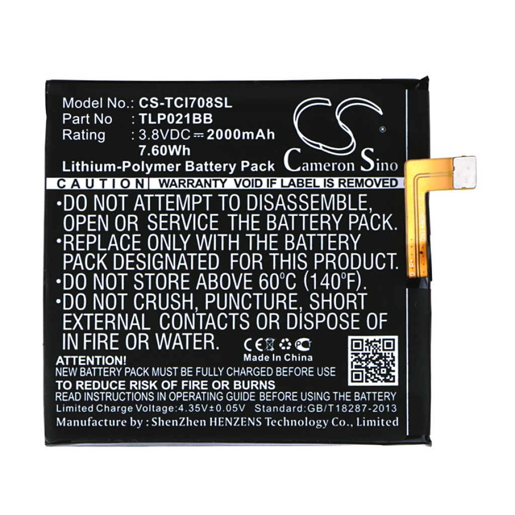 Batteria compatibile con TCL CS-TCI708SL
