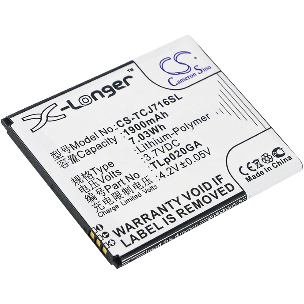 Batteria del telefono cellulare TCL CS-TCJ716SL