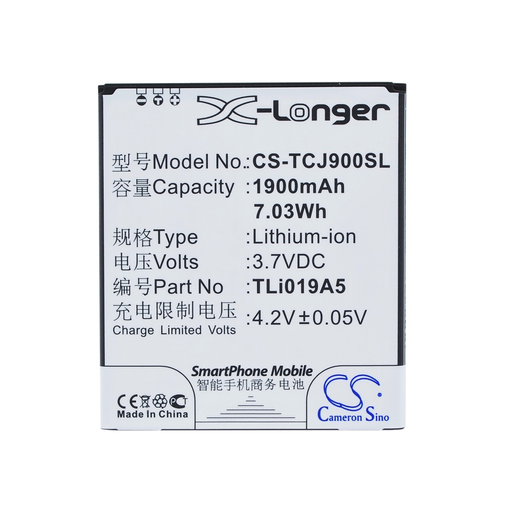 Batteria compatibile con Alcatel TCL CS-TCJ900SL