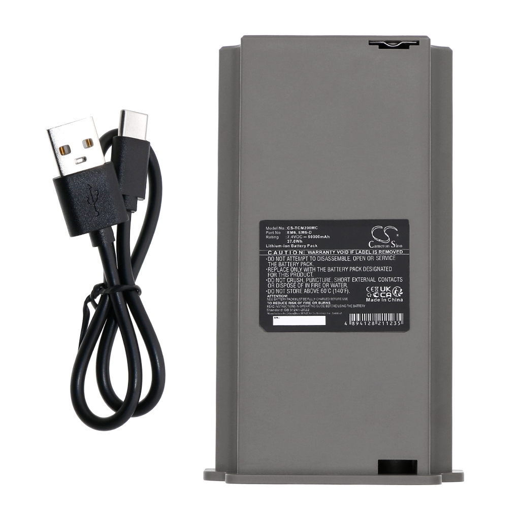 Batterie per attrezzature sportive Tactacam CS-TCM200MC