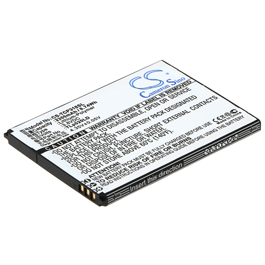 Batteria del telefono cellulare TCL CS-TCP318SL