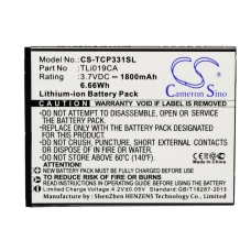 Sostituzione della batteria compatibile per TCL TLI019CA