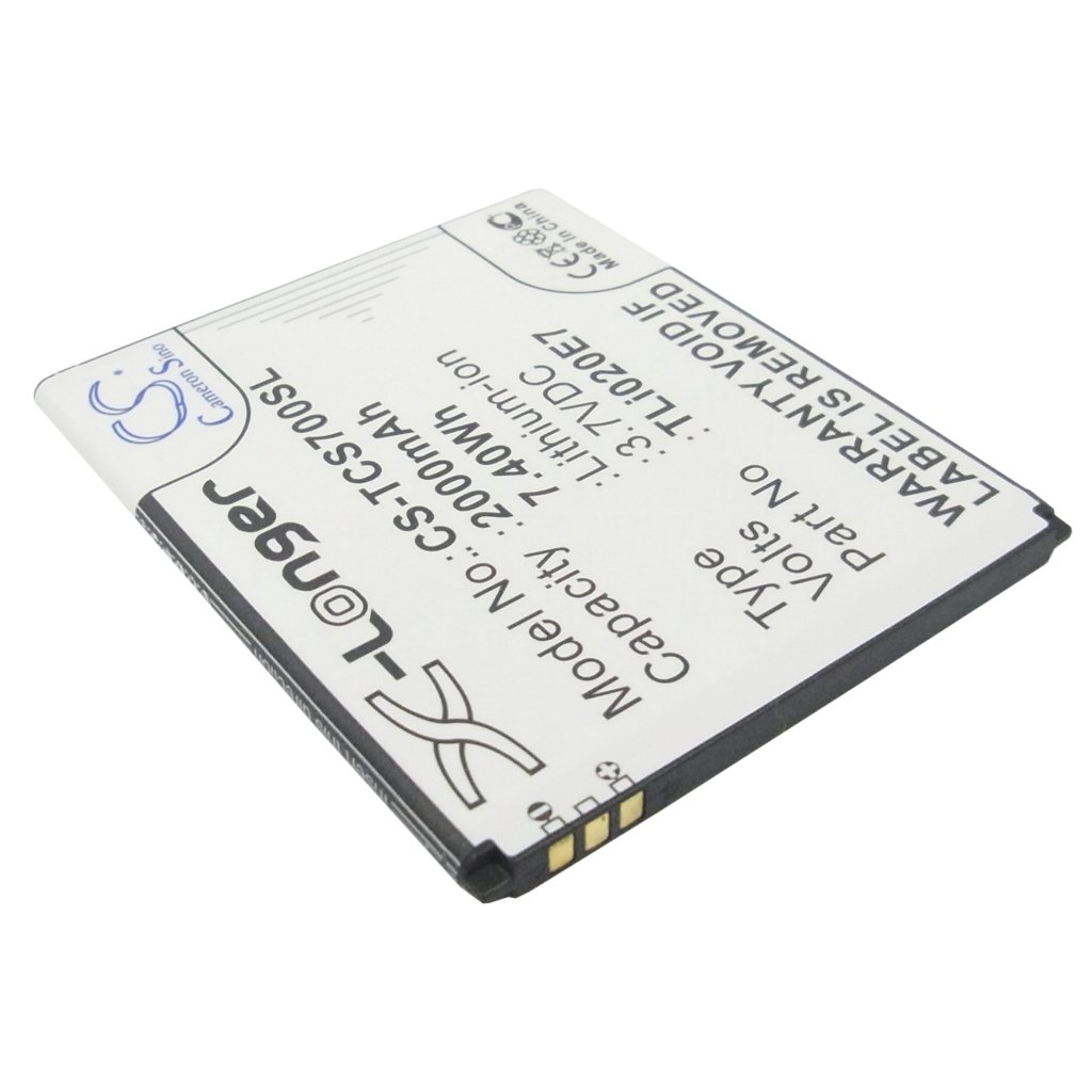 Batterie Sostituisce TLi020E7