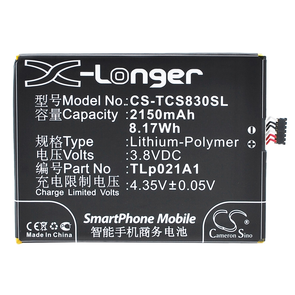 Batteria compatibile con TCL CS-TCS830SL