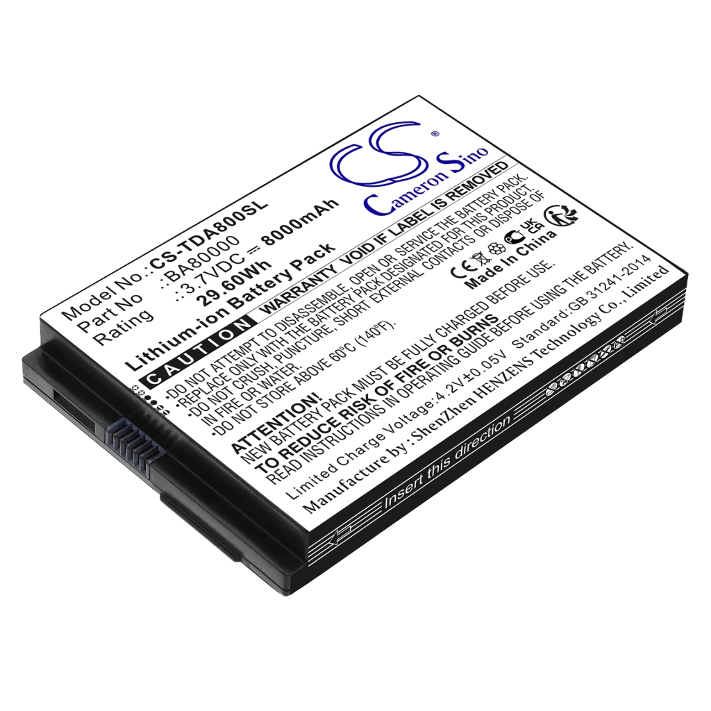 Batteria compressa Touch dynamic Quest 7 (CS-TDA800SL)