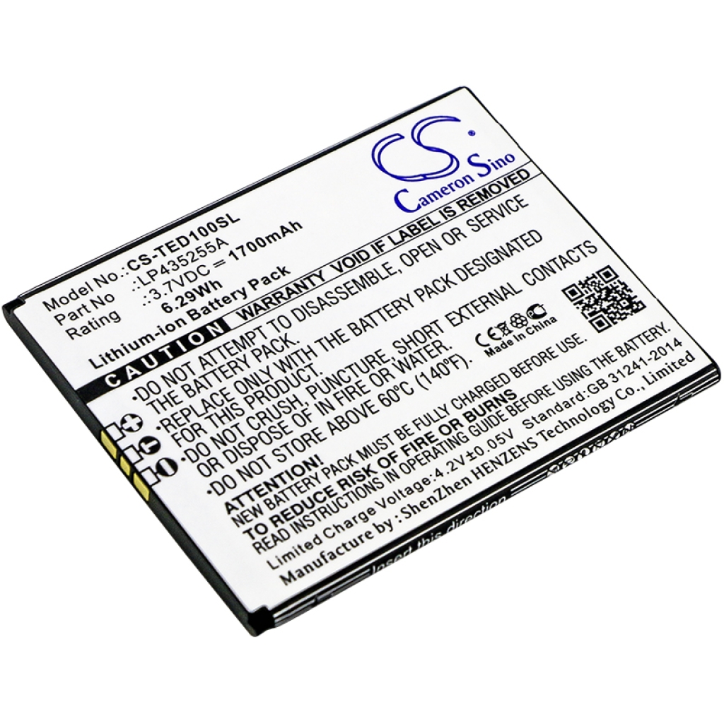 Batteria del telefono cellulare Telefunken CS-TED100SL