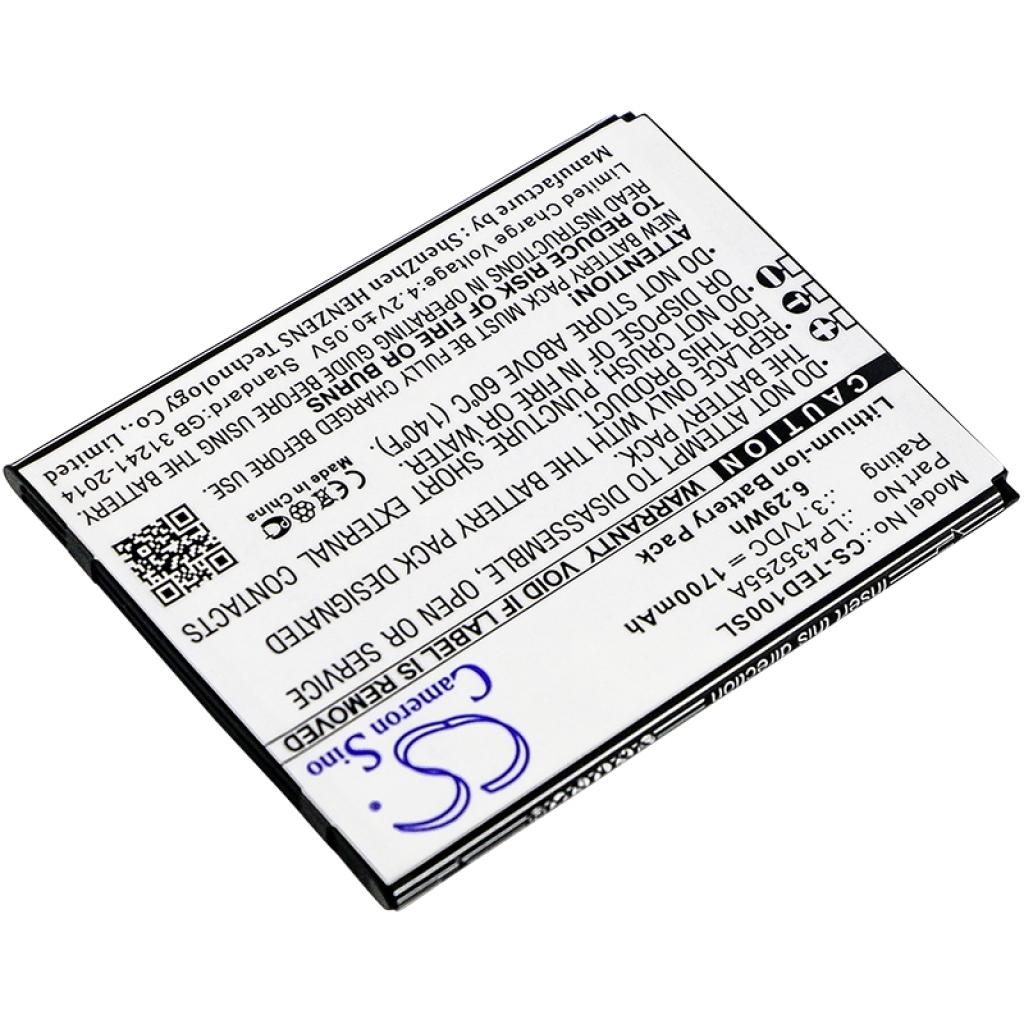 Batteria del telefono cellulare Telefunken CS-TED100SL
