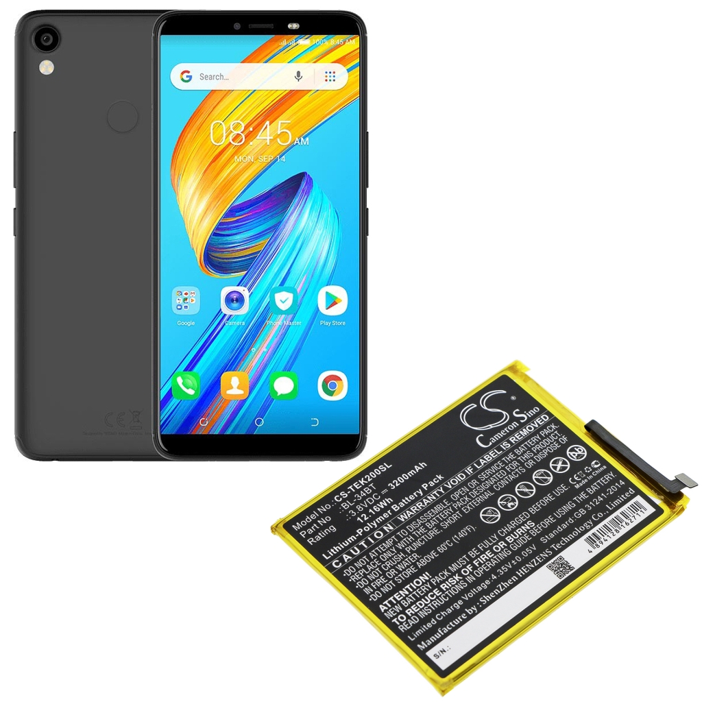 Batteria del telefono cellulare Tecno CS-TEK200SL