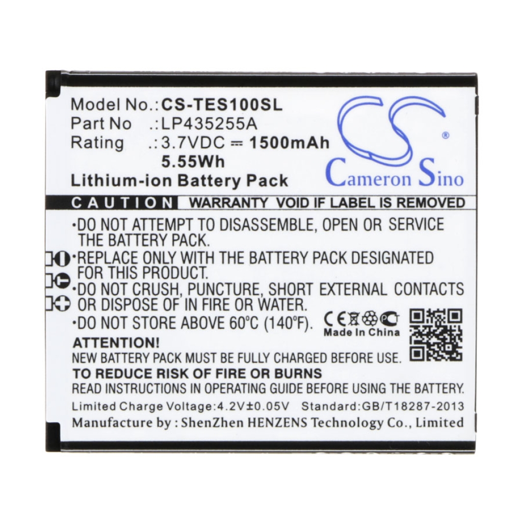 Batteria del telefono cellulare Telefunken CS-TES100SL