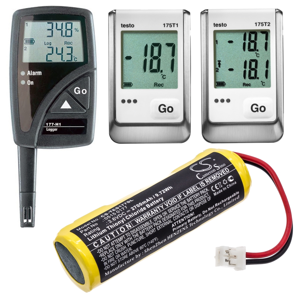 Batteria industriale Testo 177 loggers (CS-TES177SL)
