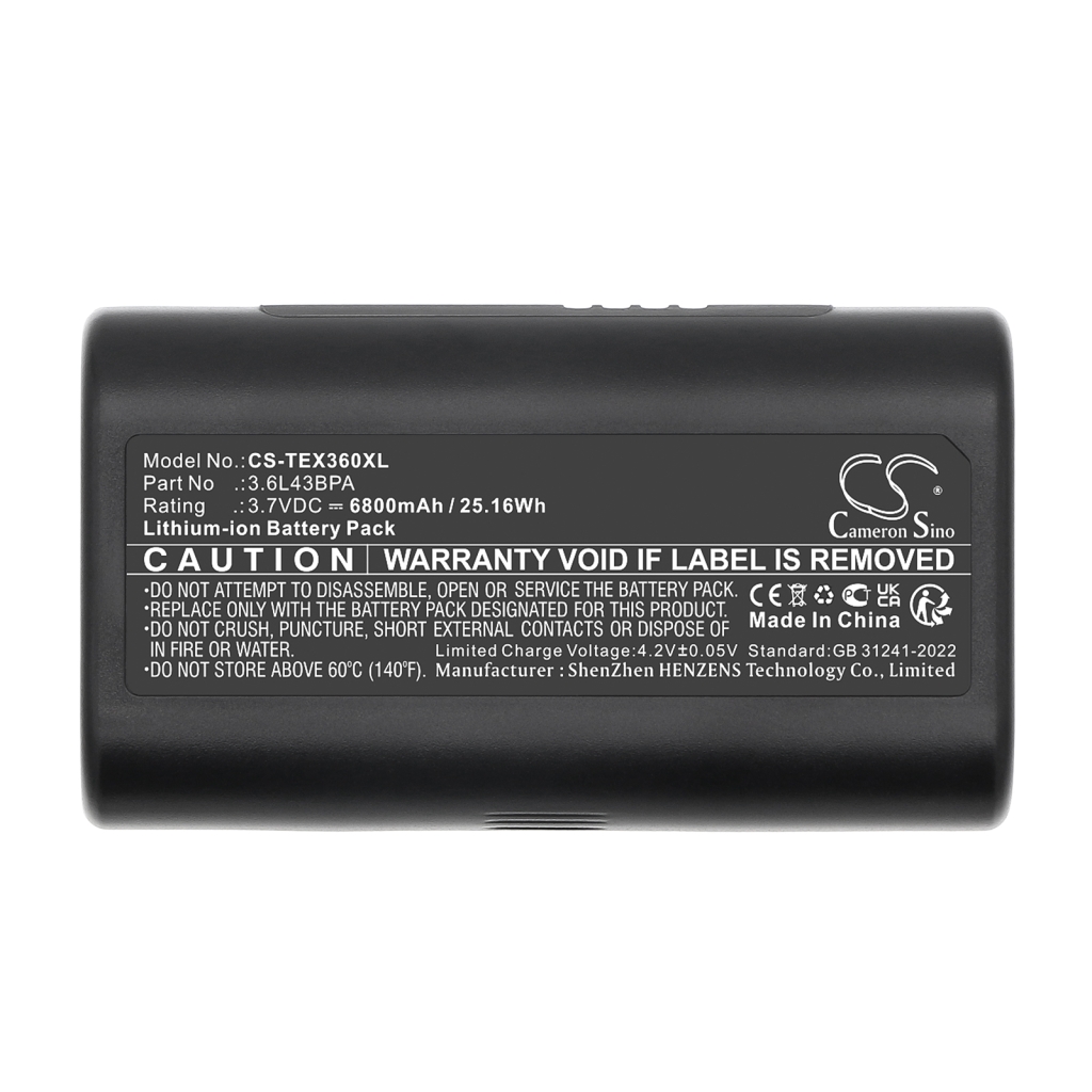 Batteria Sostituisce 3.6L43BPA