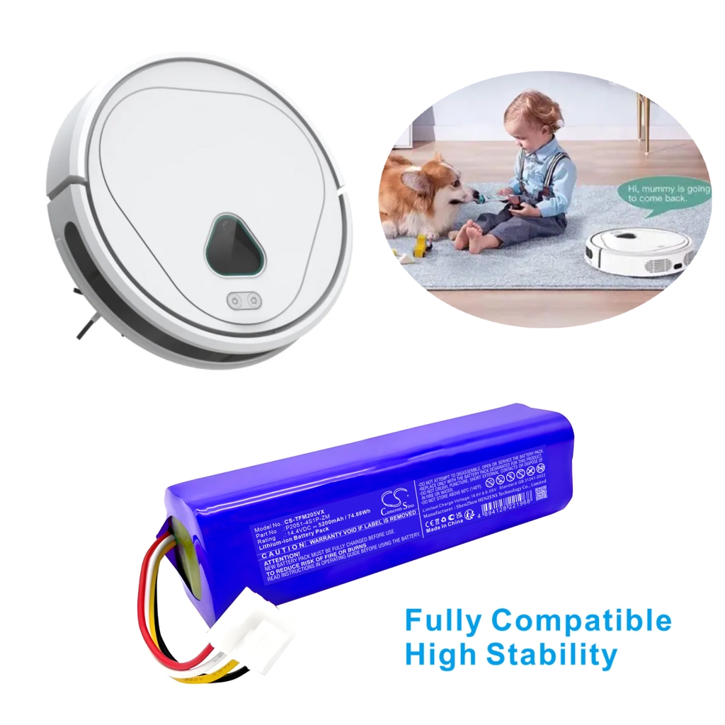 Batterie Batteria a vuoto CS-TFM205VX