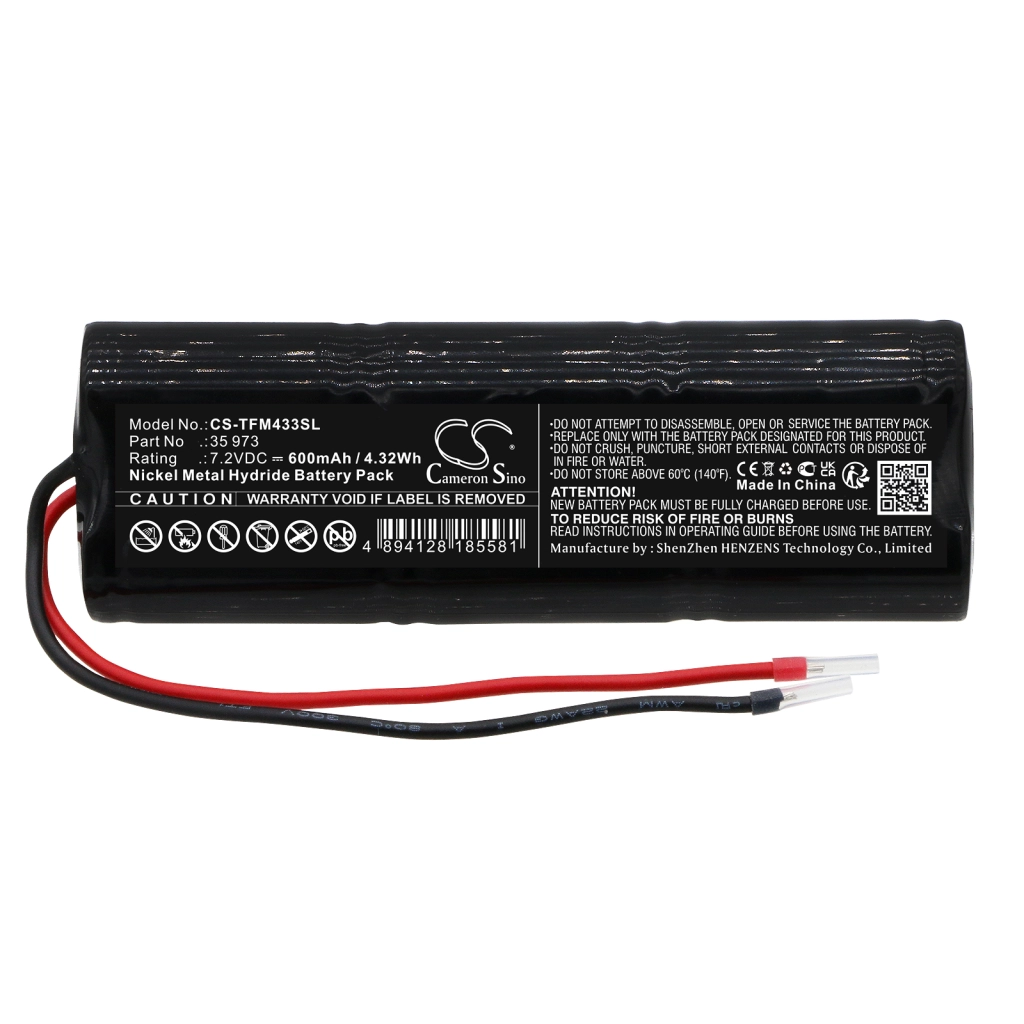 Batterie Batteria per telecamera di sicurezza domestica CS-TFM433SL