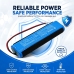 Batterie compatibile con Tzumi Fitrx Pro 7610 CS-TFP761SL