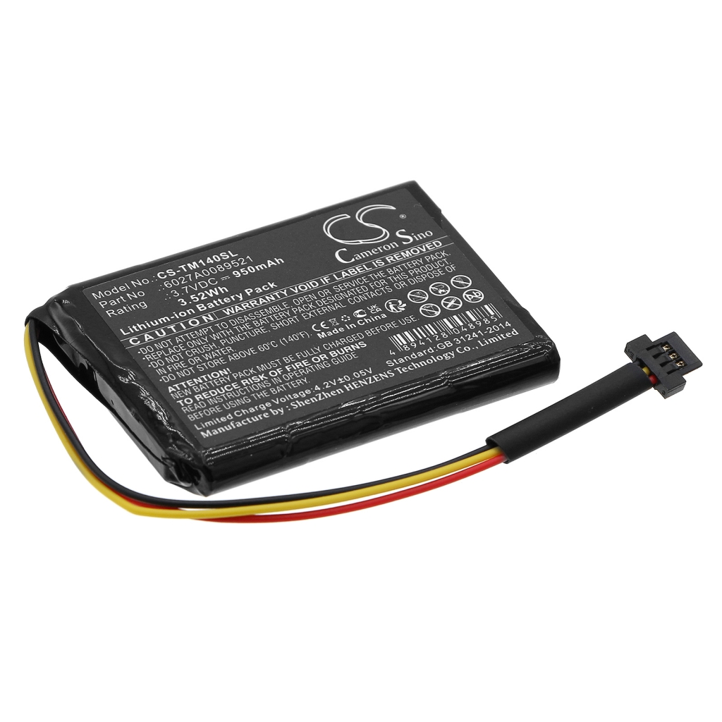 Batterie Batteria GPS, navigatore CS-TM140SL