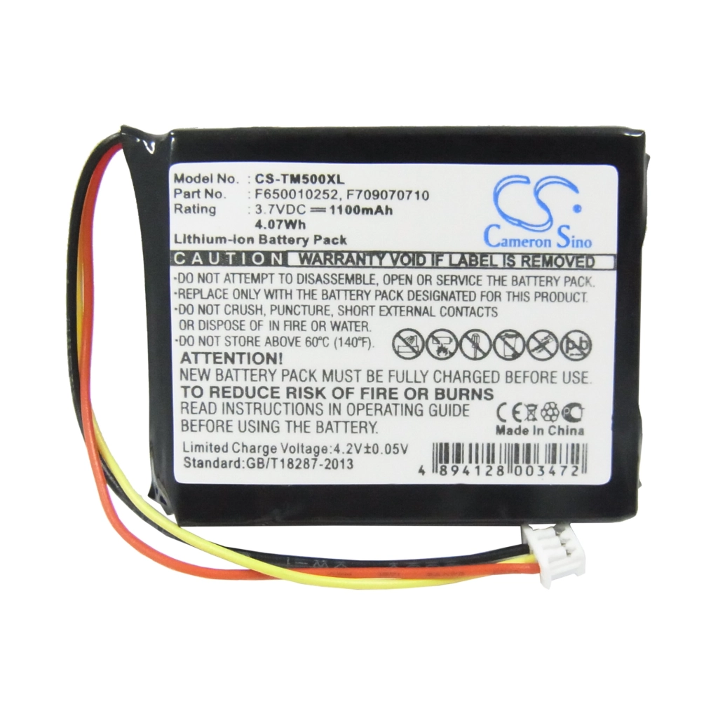 Batterie Batteria GPS, navigatore CS-TM500XL