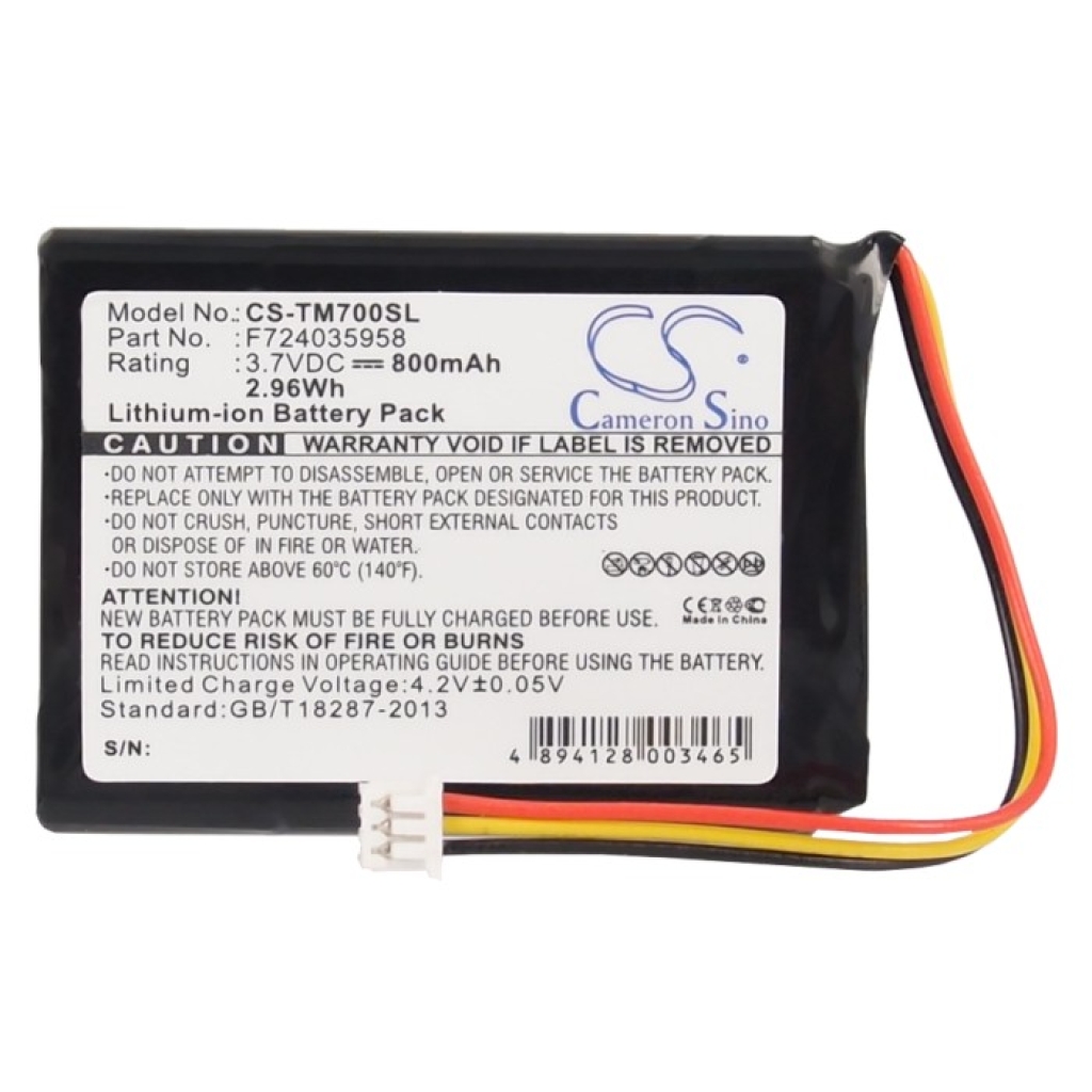Batteria GPS, navigatore TomTom CS-TM700SL
