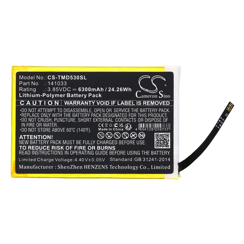 Batterie Batteria hotspot CS-TMD530SL