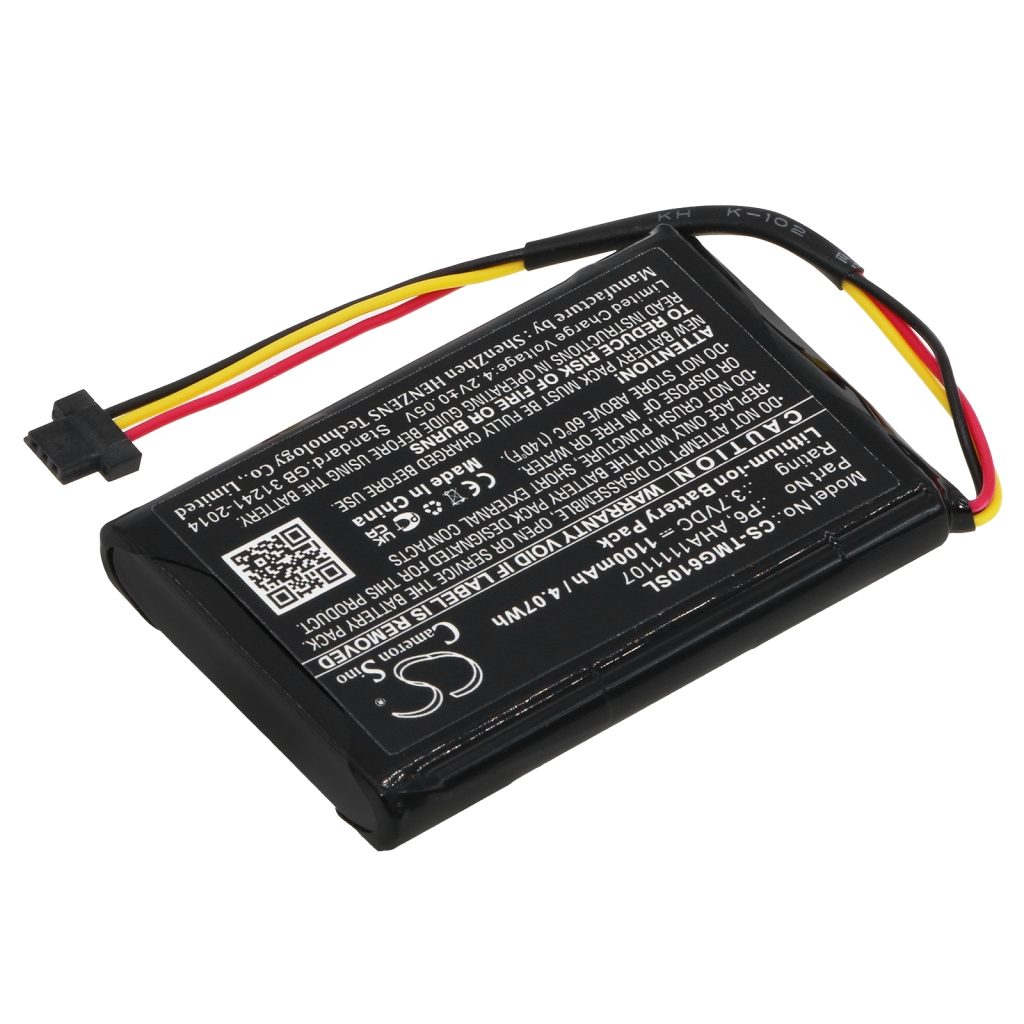 Sostituzione della batteria compatibile per TomTom AHA1111107,P6