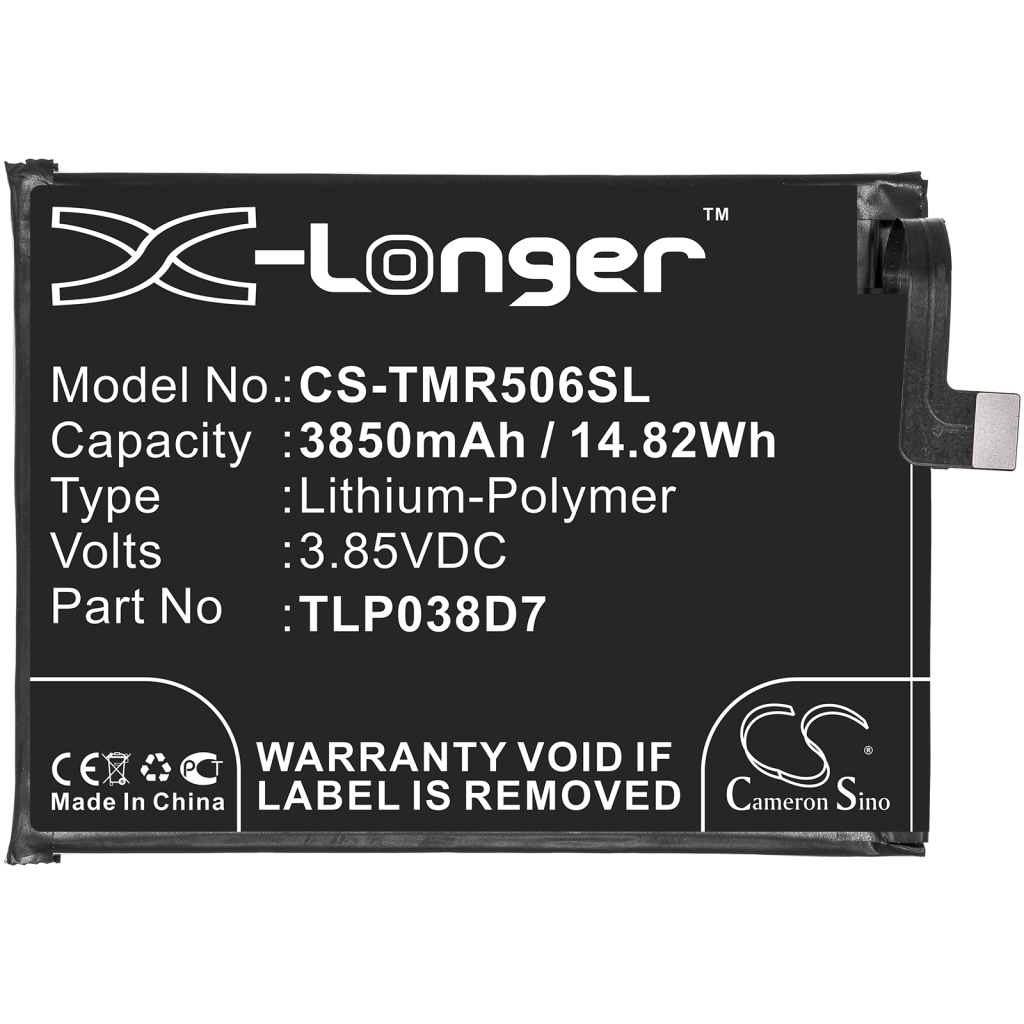 Batterie Sostituisce TLP038D7