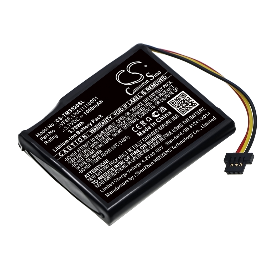 Sostituzione della batteria compatibile per TomTom LHA11110001,VF6F