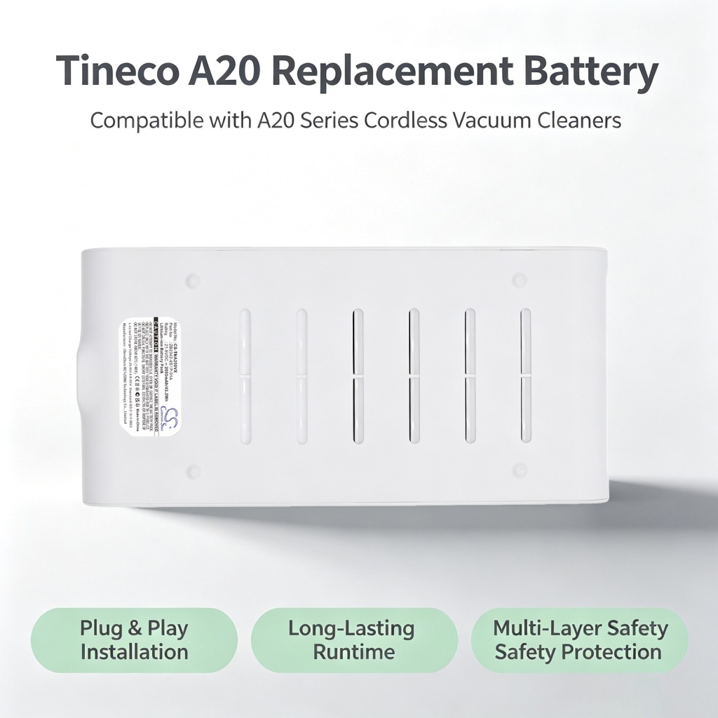 Batterie compatibile con Tineco A20 A20 Cordless Stick Vacuum Cleaner CS-TNA200VX