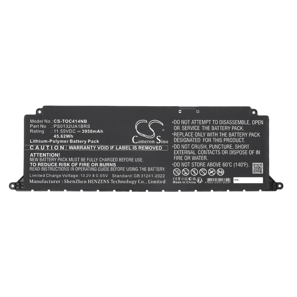 Batterie Batteria notebook CS-TOC414NB