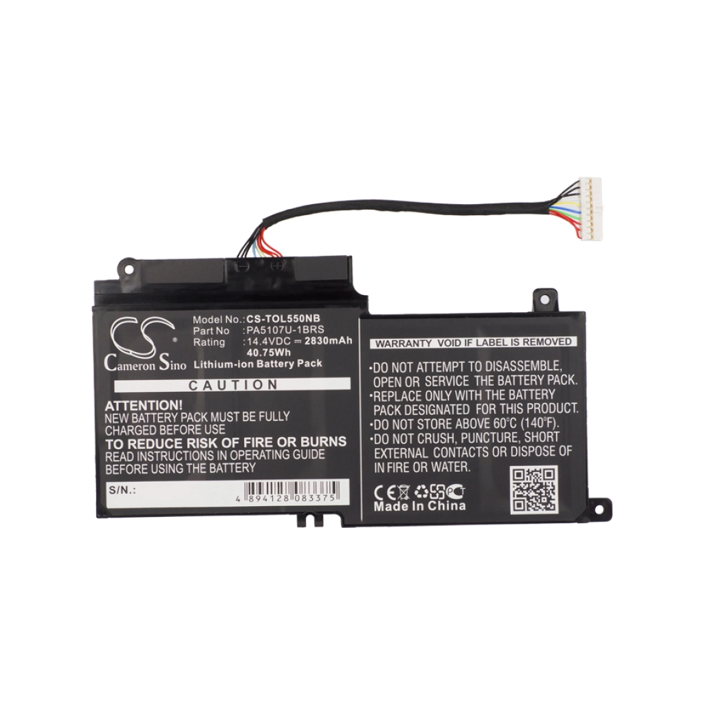 Batteria notebook Toshiba SATELLITE PSKLNA-01Q00J (CS-TOL550NB)