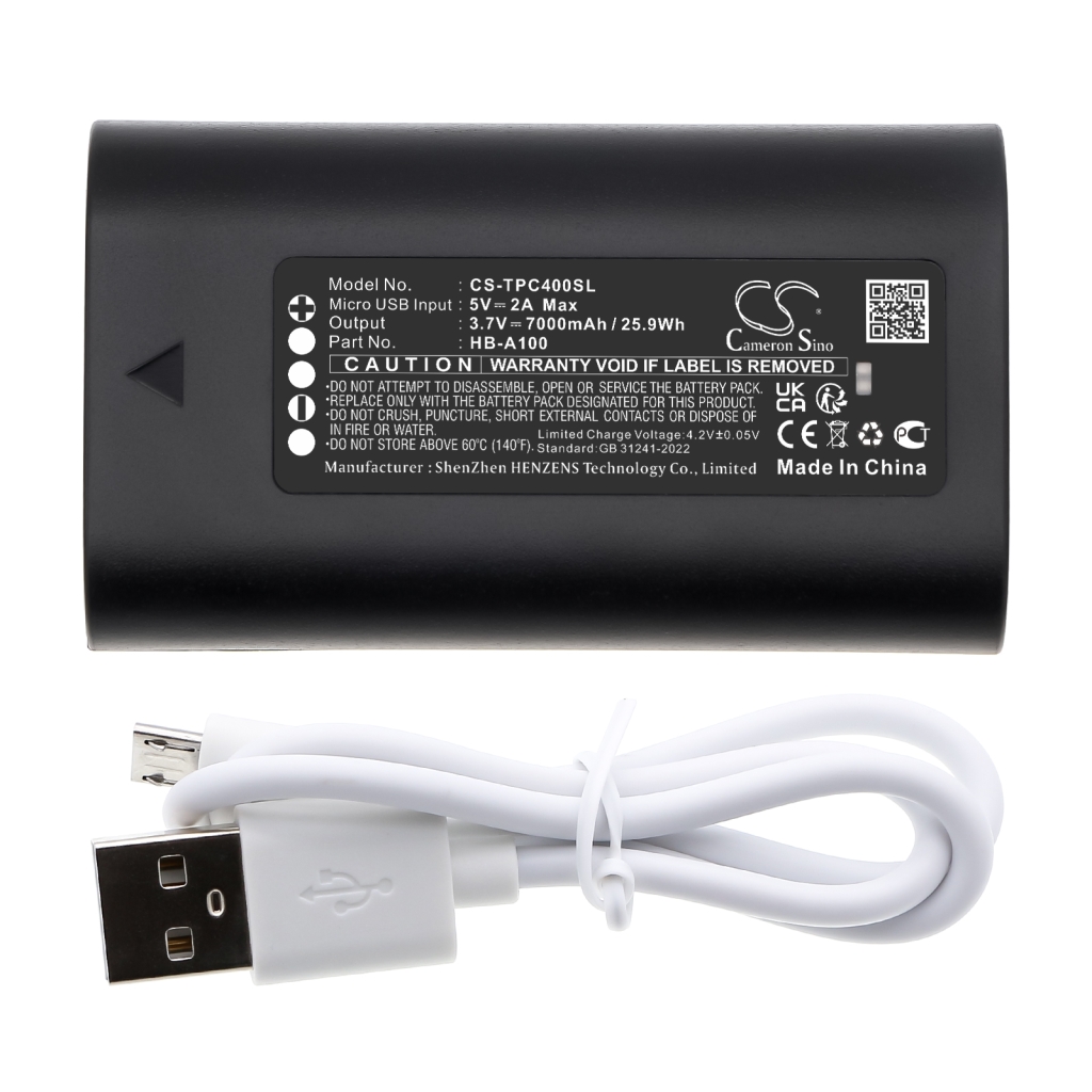 Batterie Batteria per telecamera di sicurezza domestica CS-TPC400SL