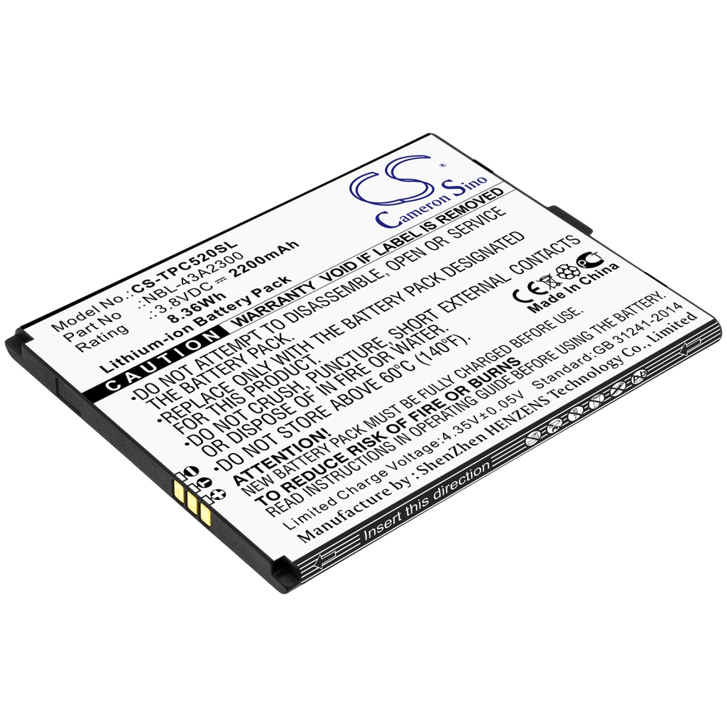 Sostituzione della batteria compatibile per TP-Link NBL-43A2300