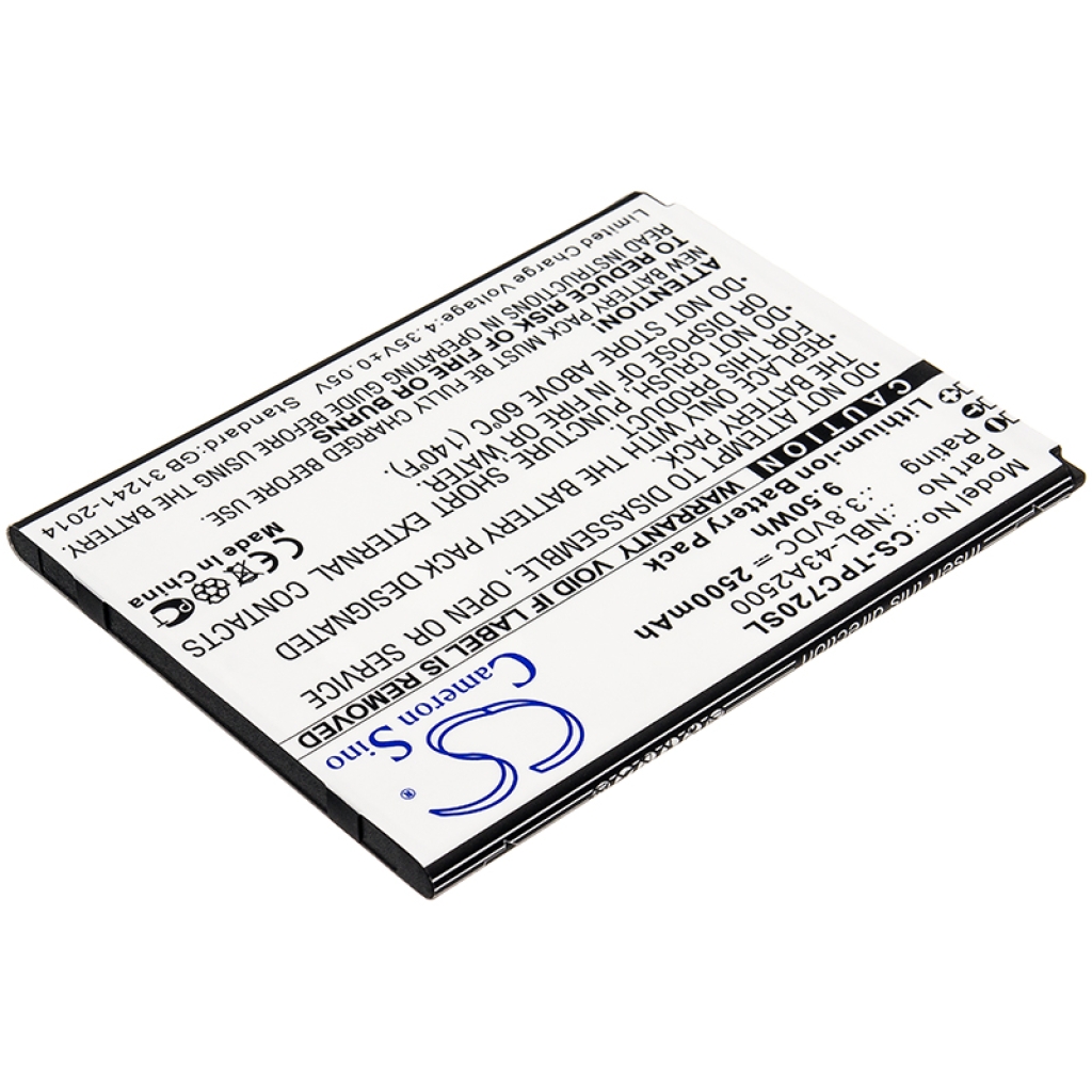 Sostituzione della batteria compatibile per TP-Link NBL-43A2500