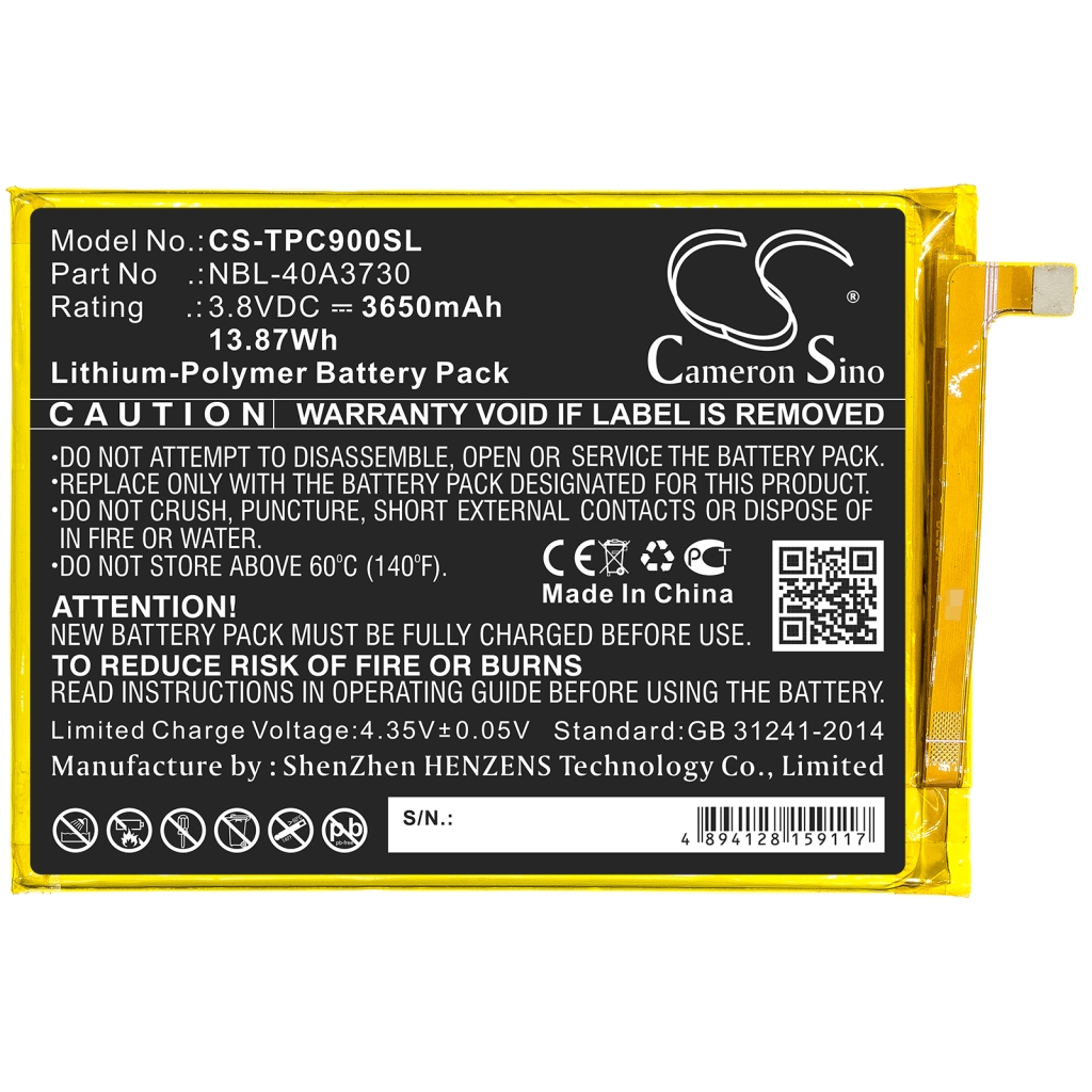 Sostituzione della batteria compatibile per TP-Link NBL-40A3730