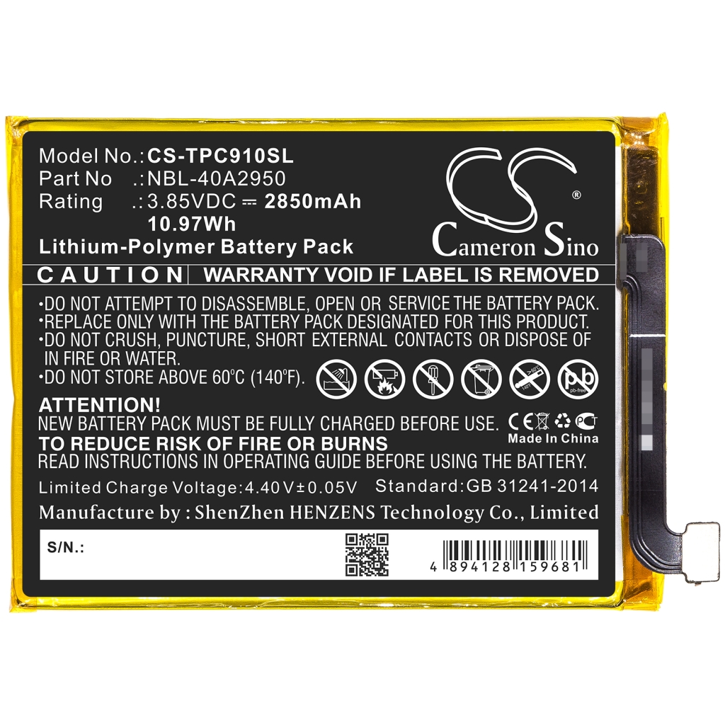 Sostituzione della batteria compatibile per TP-Link NBL-40A2950