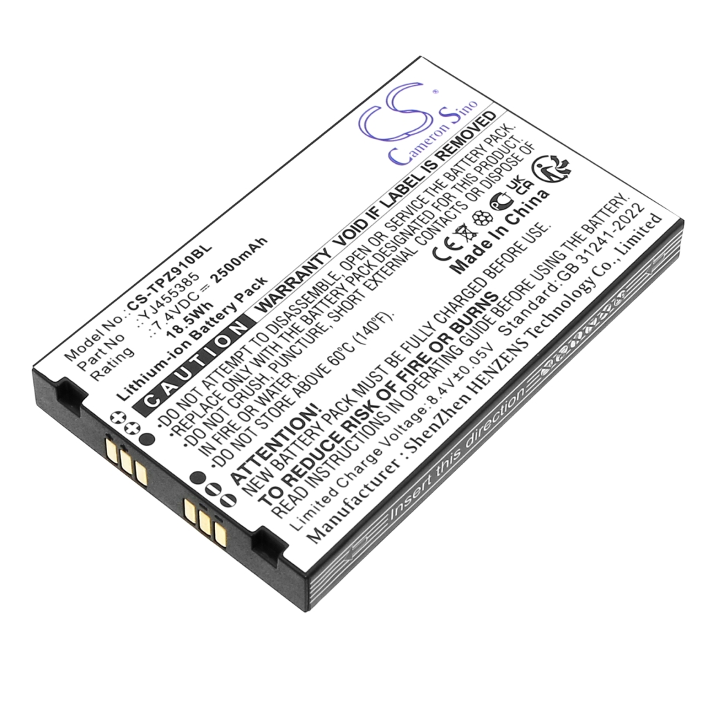 Batterie Terminale di pagamento Batteria CS-TPZ910BL