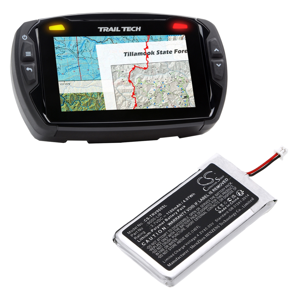 Batteria GPS, navigatore Trail tech CS-TRV900SL