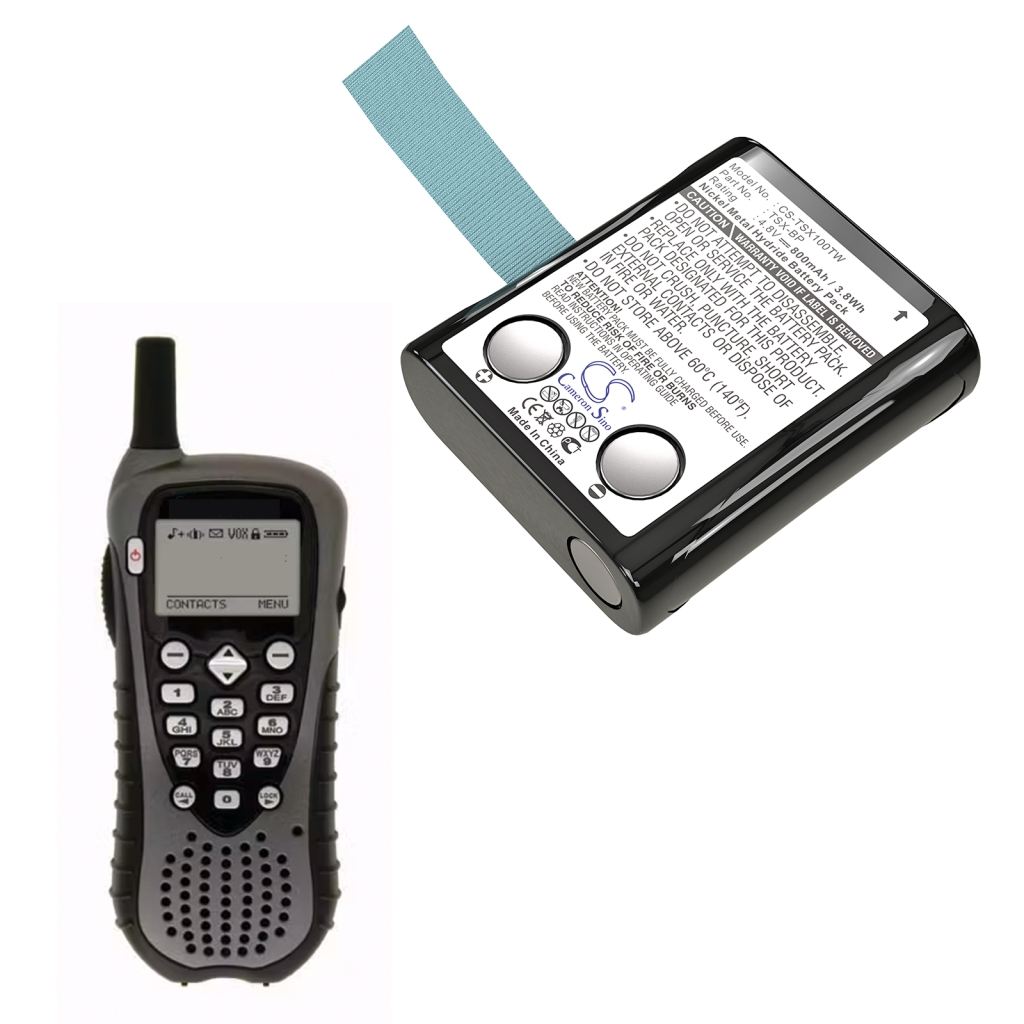 Batteria radio bidirezionale TriSquare CS-TSX100TW