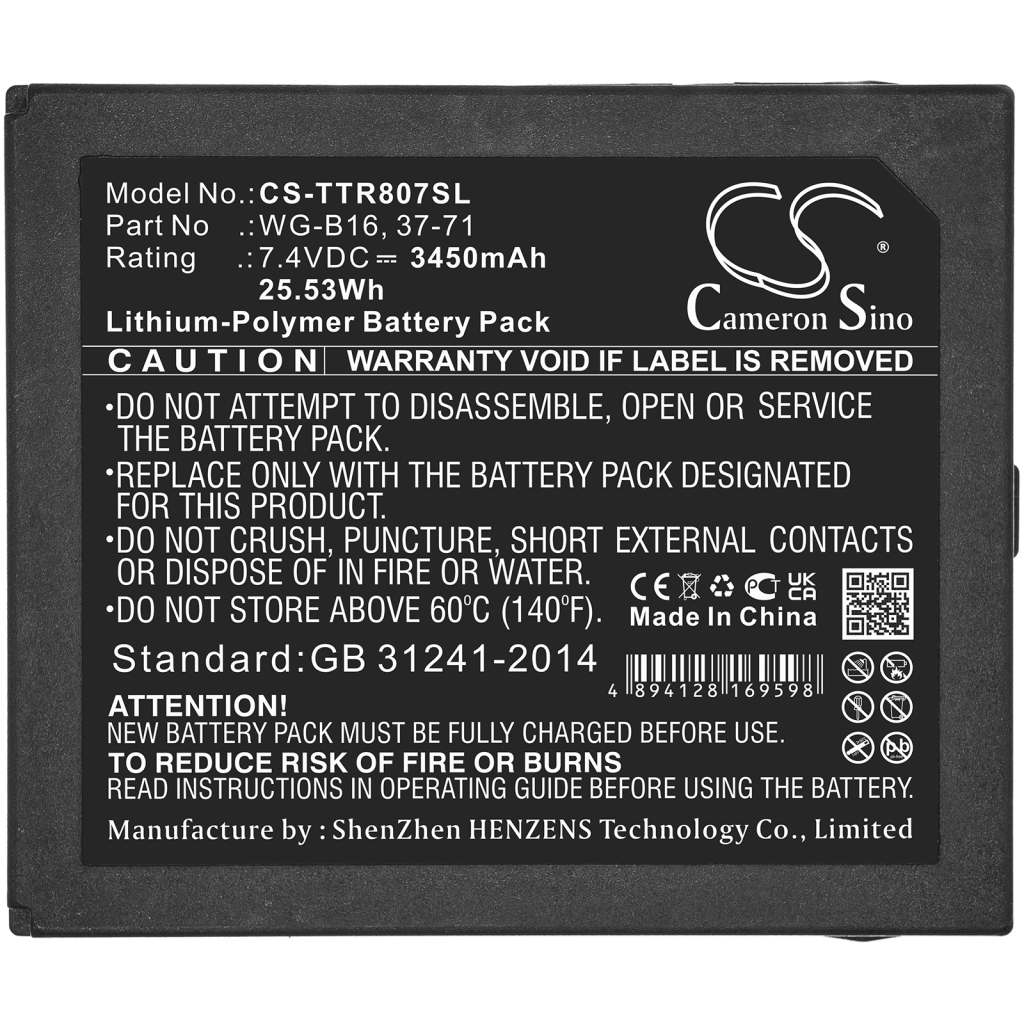 Batteria per elettroutensili Triplett CS-TTR807SL