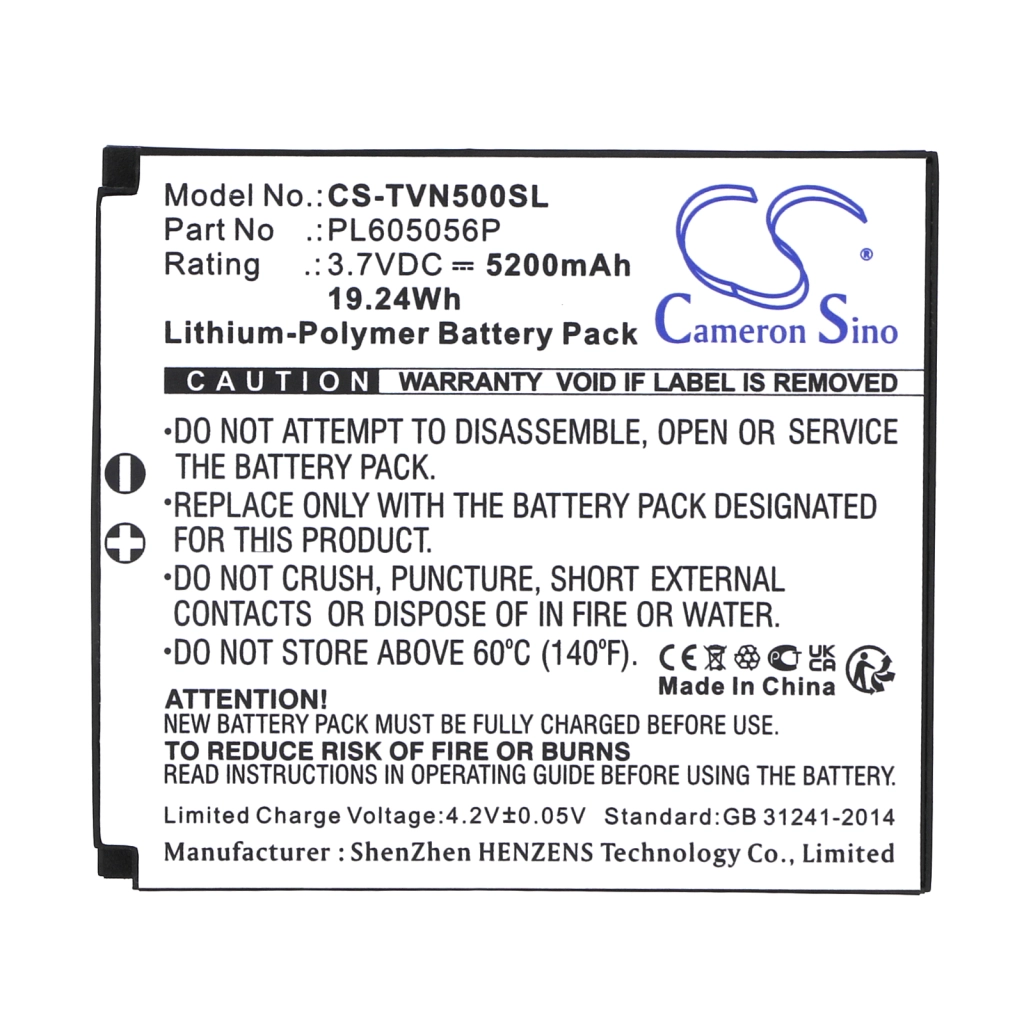 Batteria GPS, navigatore TwoNav Aventura (CS-TVN500SL)