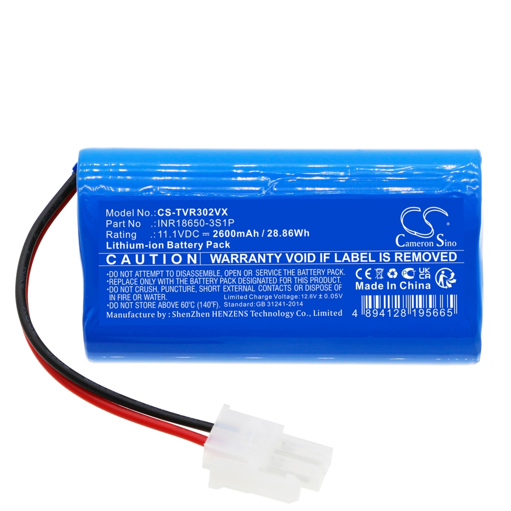 Batteria a vuoto Total CS-TVR302VX